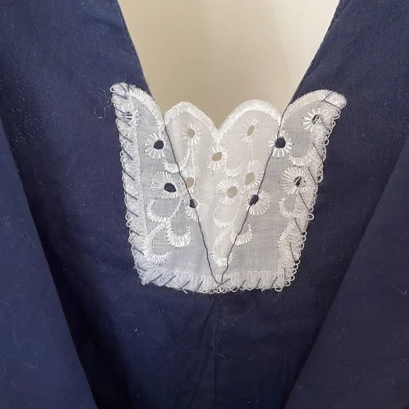 🌷2 for $20🌷 REVIEW navy striped day dress with white belt - Picture 13 of 15